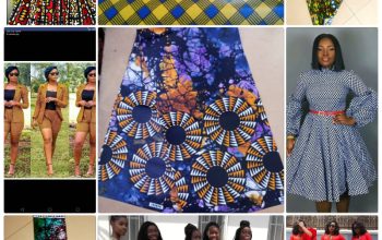 African print fabric 6 yards