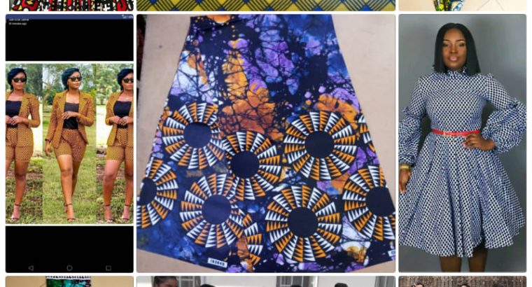 African print fabric 6 yards