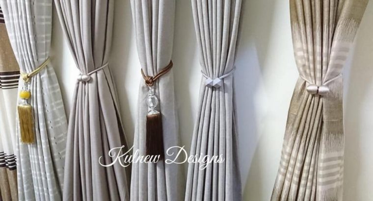 Curtains and curtain rods