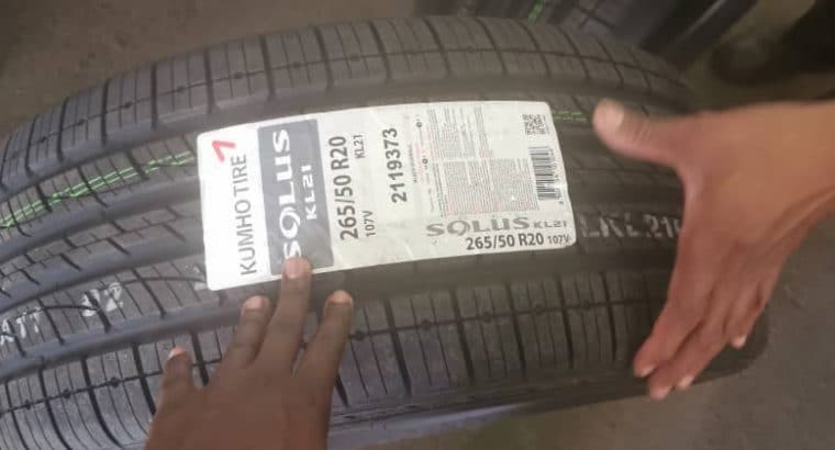 Brand new tyres
