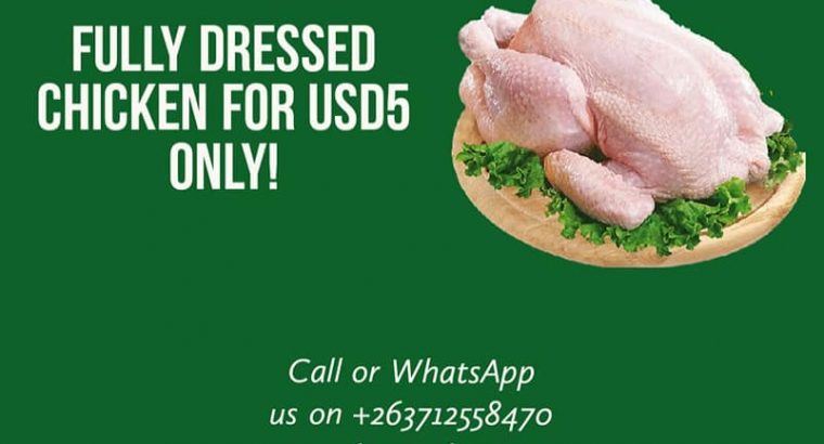 Whole Dressed Chickens