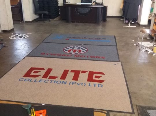 Rubber Back Branded Mats