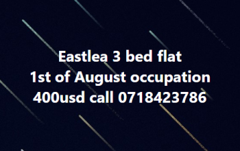 Eastlea 3 bed flat