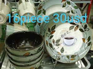 Plates cups bowls