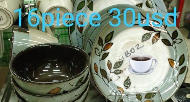 Plates cups bowls