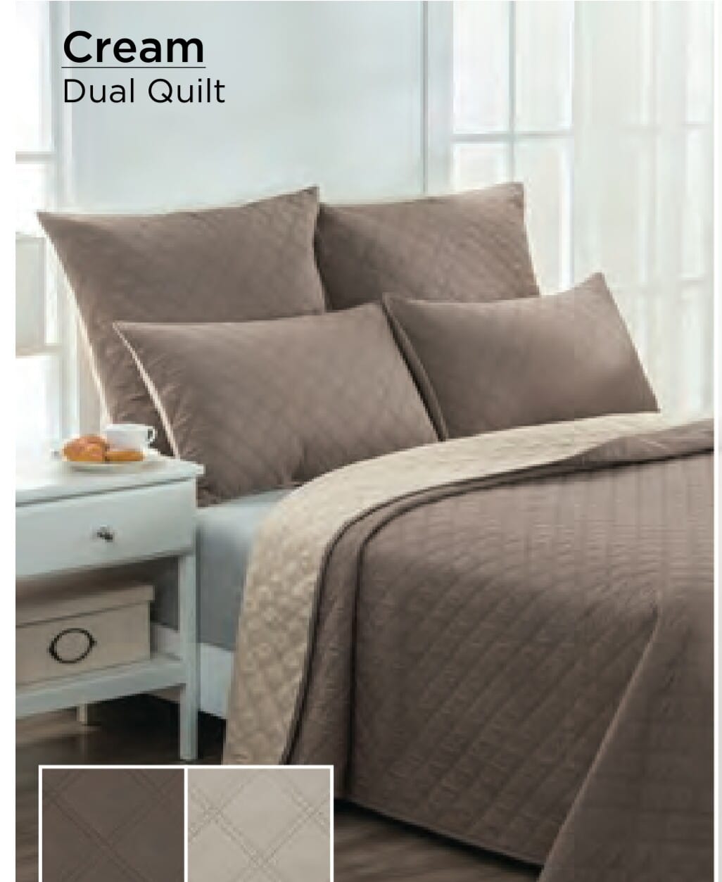 Quilt and 2 standard pillows