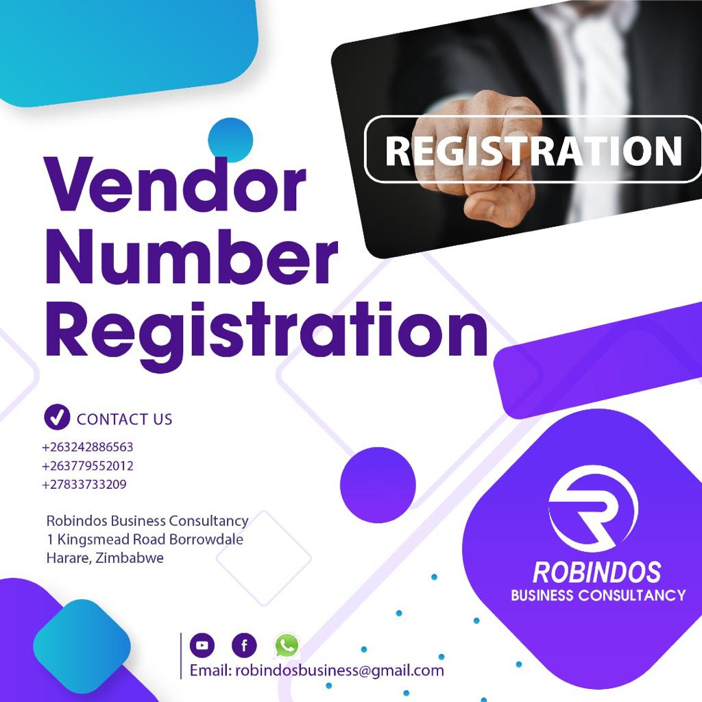 Vendor Number Registration Services in Zimbabwe