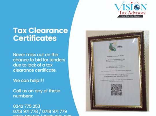 Tax Clearance Certificates