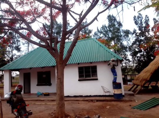 Neat kitchen and regular roofs
