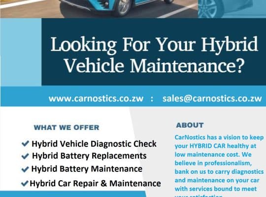 Hybrid Car Diagnostics and Servicing
