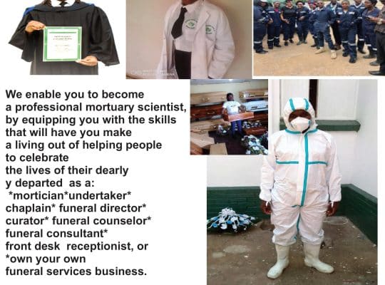 Train As A Mortuary Scientist