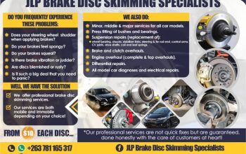 Onboard / OnCar brake disc skimming