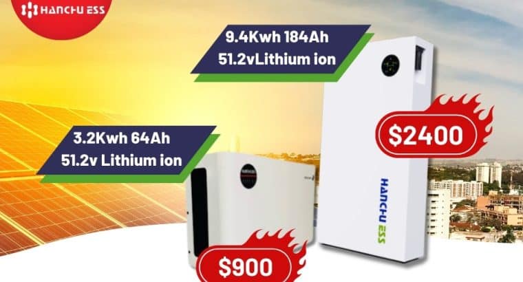 Solar lithium batteries