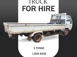 2 TONNE LONG BASE TRUCK FOR HIRE. BASED GREENCROFT