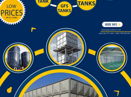 Water tanks, jojo stands, irrigation, greenhouses