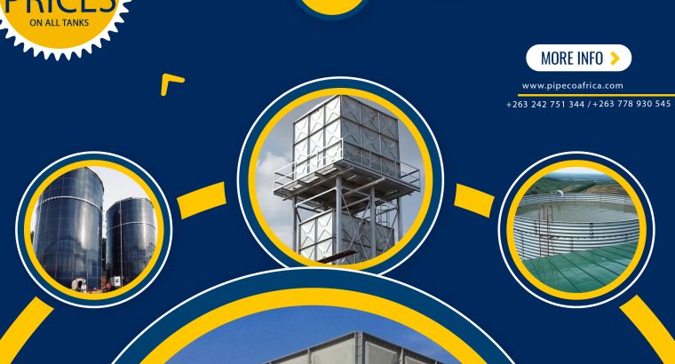 Water tanks, jojo stands, irrigation, greenhouses