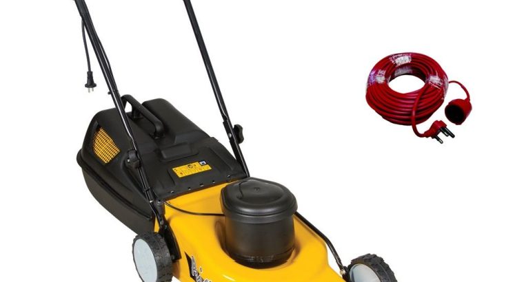 Tandem lawn mower electric