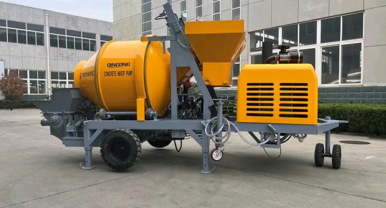 Concrete pump and mixer 2 in1