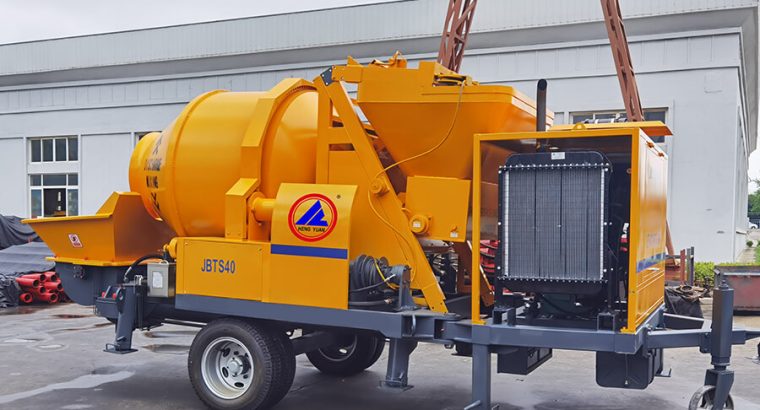 Concrete mixer 2in1 and concrete pump
